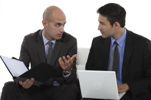 Men discussing a business proposition