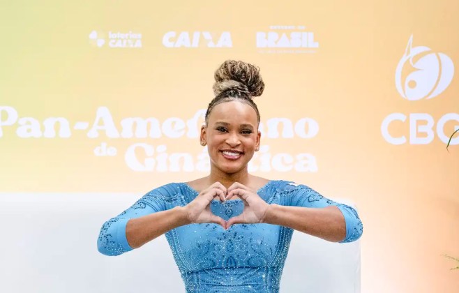 Rebeca Andrade volta com ouro no Pan de ginástica artística