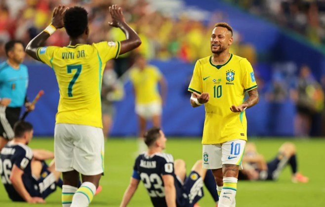 Brasil vence Escócia e lidera grupo na Copa de 2026