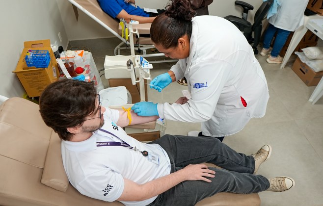 TCE-MT fomenta cultura de doação de sangue entre servidores