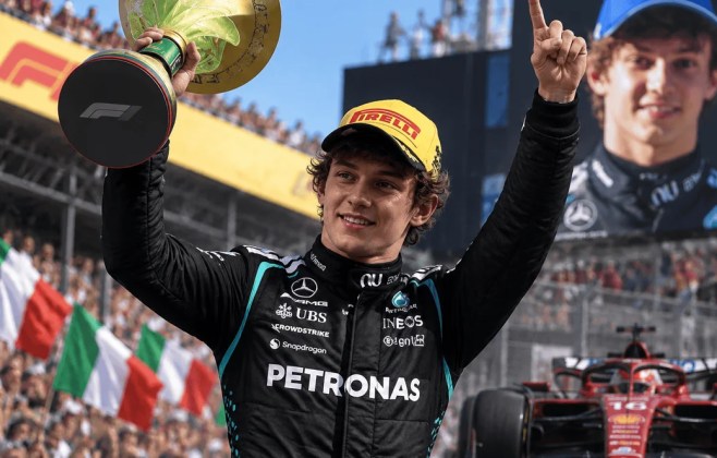 Kimi Antonelli vence GP da Itália e escreve história