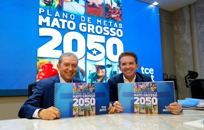 TCE entrega Plano de Metas Mato Grosso 2050 a candidatos