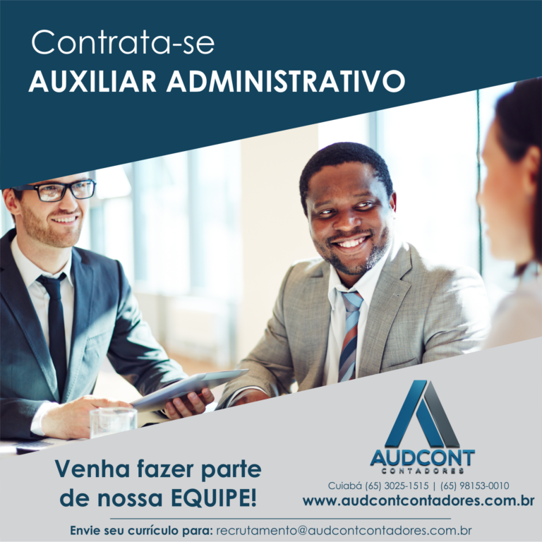 Contrata Auxiliar Administrativo Em Cuiabá - Empregos Cuiabá